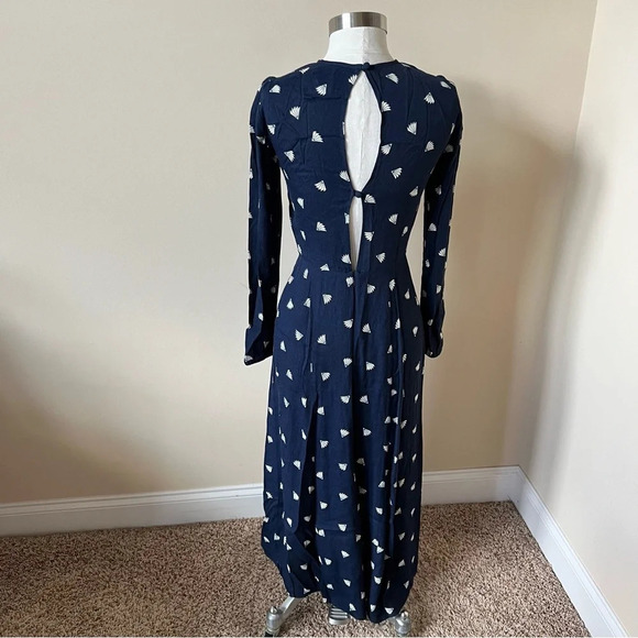 Reformation Vanessa patterned button back dress 17963 - Picture 10 of 14